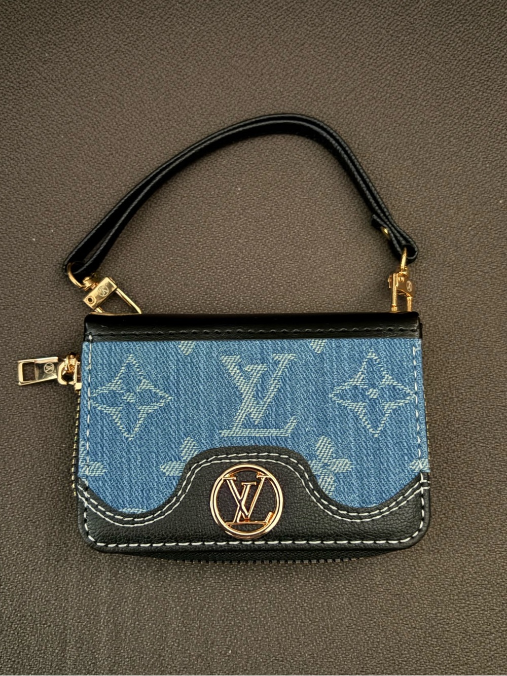 Jean Clutch Credit Card Holder